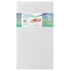 Matelas de berceau et de lit pour enfant Evolur Breath Flow Classic à ressorts intérieurs : Sensation moelleuse, housse en polyester, épaisseur de 6 po