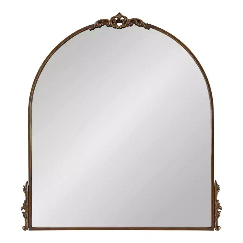 Kate & Laurel All Things Decor Myrcelle Miroir mural décoratif encadré, 32 x 30 po, bronze