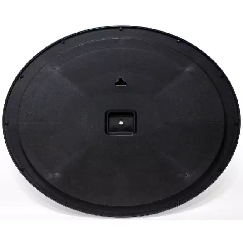 Miroir mural Nera noir de 22 po - Infinity Instruments : Style moderne, cadre en plastique, aucun assemblage, fixation murale