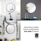 Miroir mural rond Hubba 37" noir - Umbra