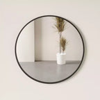 Miroir mural rond Hubba 37" noir - Umbra