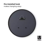 Miroir mural rond Hubba 37" noir - Umbra