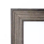 Miroir mural de salle de bain en bois de grange rustique, non biseauté, 41 po x 29 po, marron – Amanti Art