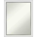 21" x 27" Eva Narrow Gold Wall Mirror for Bathroom - Amanti Art: Modern Rectangle, Wall Mount