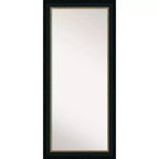 31" x 67" Non-Beveled Paragon Bronze Full Length Floor Leaner Mirror - Amanti Art: Modern Rectangle, Polystyrene Frame