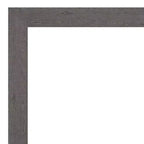 Miroir inclinable Rustique à lattes grises 30" x 66" par Amanti Art
