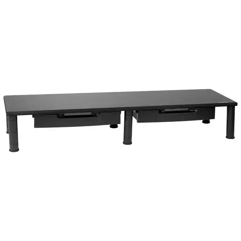 Mind Reader Organisateur de bureau, 38,5 po (L) x 11 po (l) x 2,55-6,5 po (H), Noir