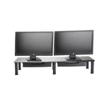 Mind Reader Organisateur de bureau, 38,5 po (L) x 11 po (l) x 2,55-6,5 po (H), Noir
