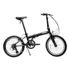 ZiZZO Urbano 8-Speed Aluminum 20" Folding Bike - Gray