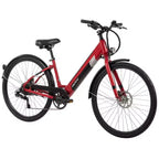 Vélo électrique Huffy Lyndon enjambeur – Roues de 27,5 po – 32 km/h – 36 V – Rouge