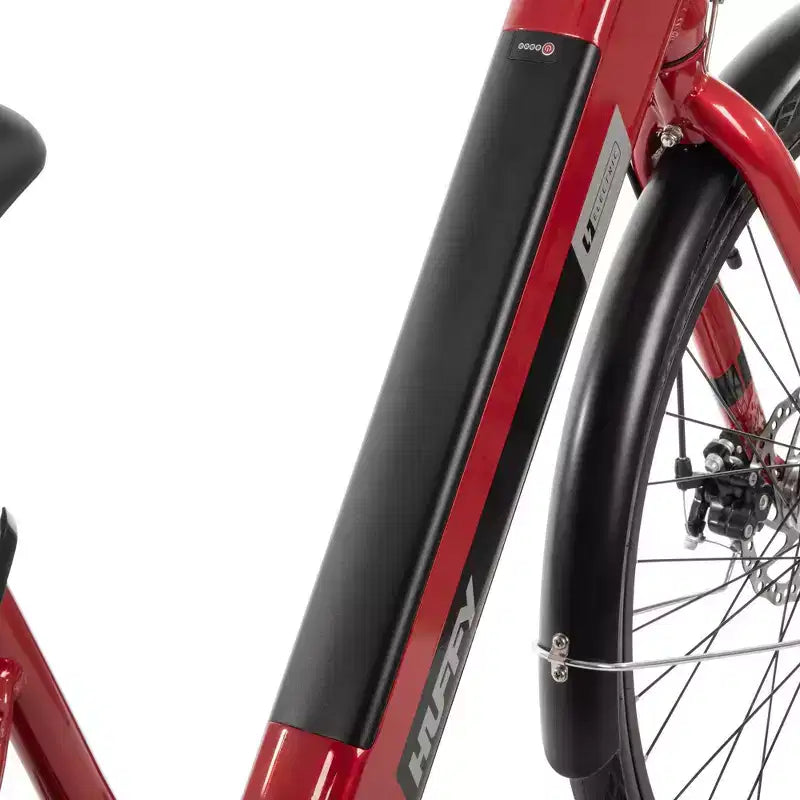 Vélo électrique Huffy Lyndon enjambeur – Roues de 27,5 po – 32 km/h – 36 V – Rouge
