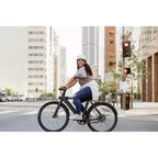 Vélo électrique hybride Bird Adult A Frame 28" Step Over - Noir : Cadre en aluminium, Vitesse maximale de 32 km/h