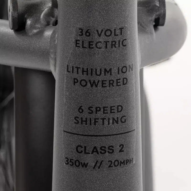 Vélo électrique Huffy Vienna 27.5" 36V pour adultes - Gris mat