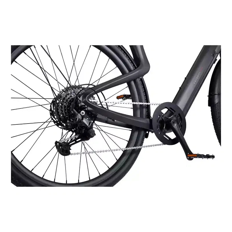 Vélo de croisière électrique Urtopia Adult Carbon 1 Pro Smart 27,64'' à cadre haut - Noir M