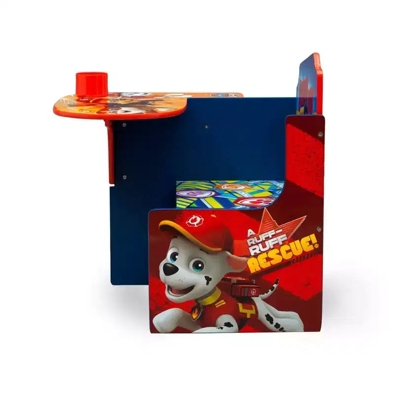 Bureau-chaise pour enfant Delta Children Disney Pat' Patrouille avec bac de rangement