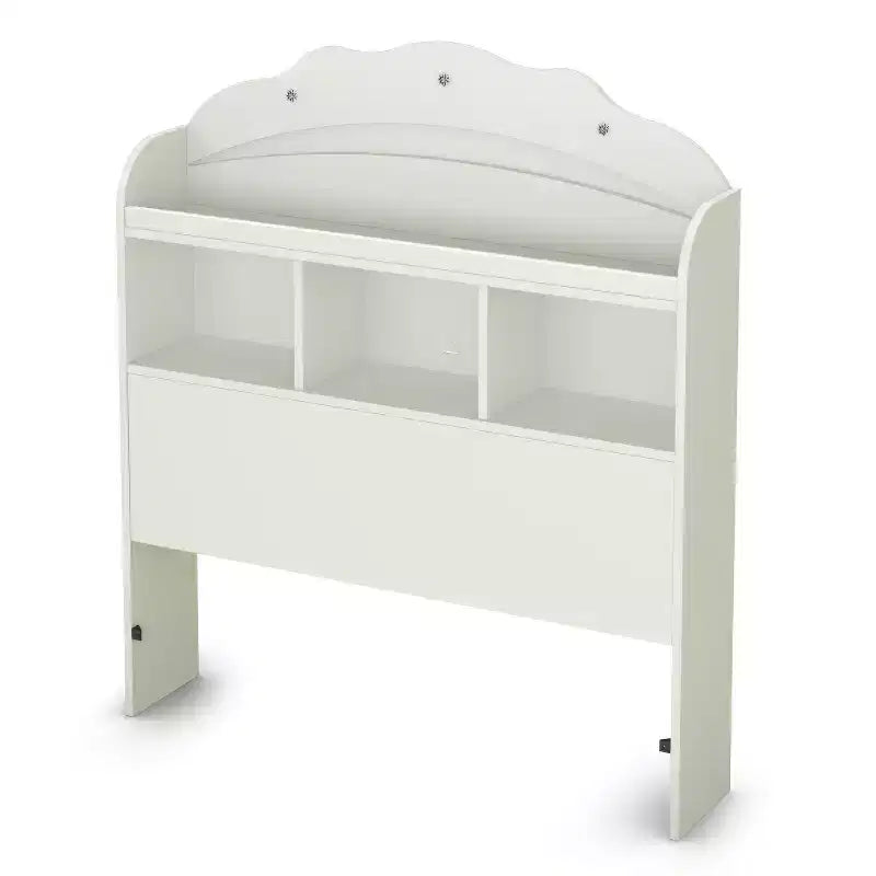 HomeStockTiara Bookcase Headboard Pure White Glam Style 111777