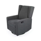Fauteuil inclinable pivotant en tissu Hounker de Christopher Knight Home