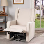 Fauteuil inclinable pivotant en tissu Hounker de Christopher Knight Home