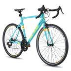 HILAND Vélo de Route 700C, Vélo de Course 14 Vitesses, Vélo de Ville pour Hommes et Femmes
