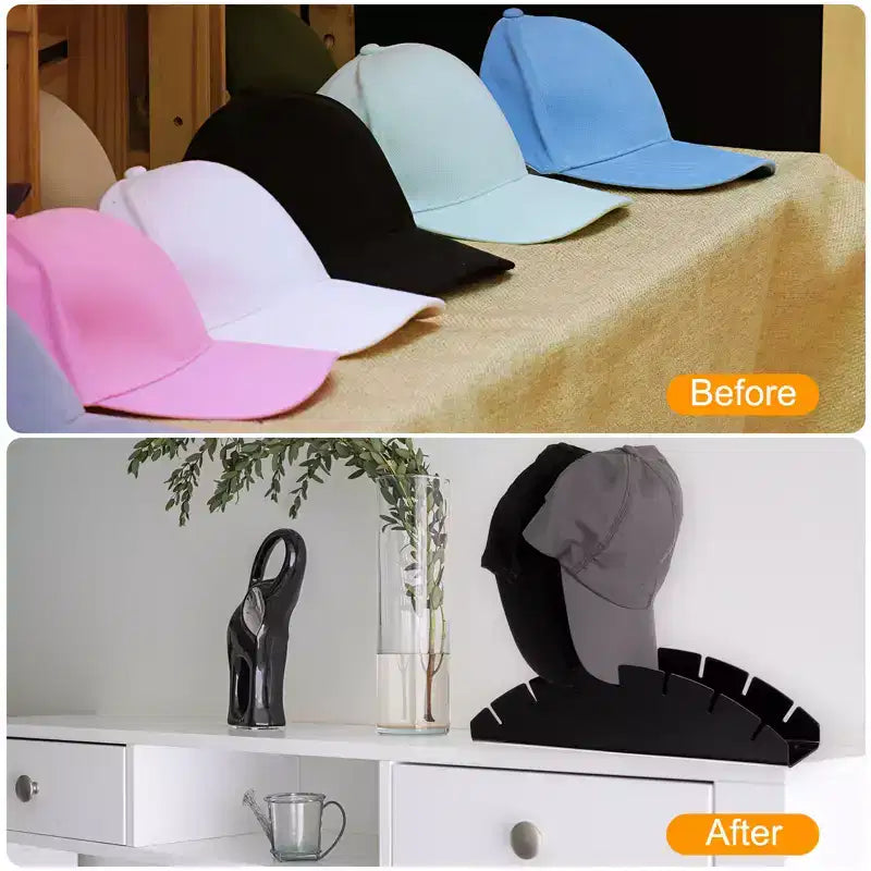 Organisateur de chapeaux en acrylique Unique Bargains, aucun montage requis, support de présentation