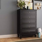 Commode verticale à 5 tiroirs Hitow, Meuble de rangement haut