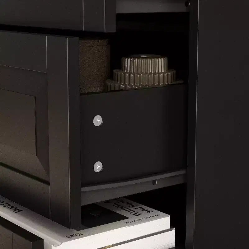 Commode verticale à 5 tiroirs Hitow, Meuble de rangement haut