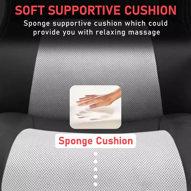 BestMassage Chaise de jeu Chaise de bureau avec soutien lombaire Hauteur réglable Cuir PU Chaise de direction pour femmes, hommes et adultes