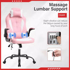 Chaise de jeu FDW Chaise de bureau avec support lombaire Chaises de jeu vidéo en cuir PU pour adultes