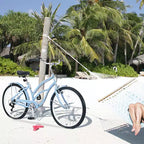 Vélo Cruiser 26 Pouces, 7 Vitesses Couleurs Multiples Vélo de Plage Homme Femme avec Freins V Avant et Arrière