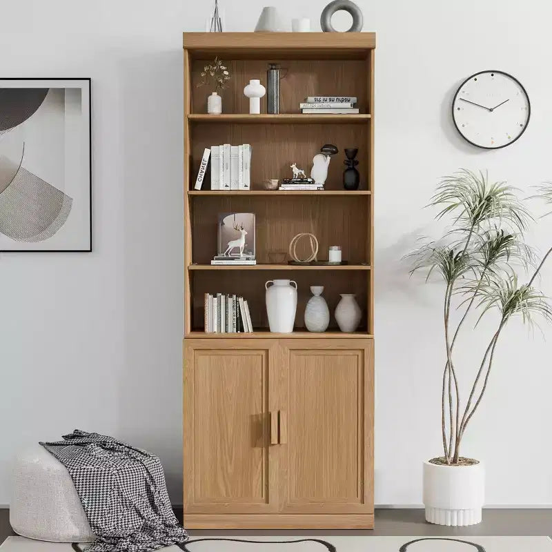 Meuble d'appoint en bois PexFix 49x31x16 avec étagère réglable, meuble de rangement sans porte, naturel