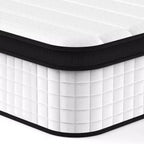 GDFStudio Mary 12 Matelas hybride à ressorts ensachés individuels en mousse à mémoire de forme blanche
