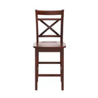 Ensemble de 2 chaises de comptoir en bois Simple Relax