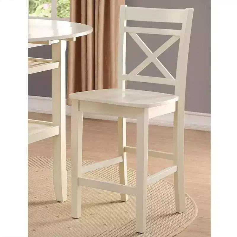 Ensemble de 2 chaises de comptoir en bois Simple Relax