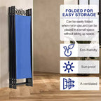 FDW Paravents 4 Panneaux 1,7 m Paravent Pliant Autonome Cloison de Séparation Intimité avec Tissu et Cadre Métallique pour Bureau à Domicile Chambre