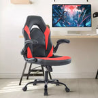 Chaise de jeu ultime JIONJOY : ergonomique, en cuir PU, chaise de bureau de direction avec accoudoirs relevables