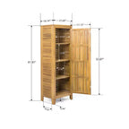 GDFStudio Grella – Meuble de rangement en bois d'acacia avec 3 étagères, teck