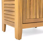 GDFStudio Grella – Meuble de rangement en bois d'acacia avec 3 étagères, teck
