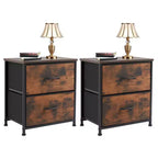 Commode moderne à 7 tiroirs : Design bois et métal
