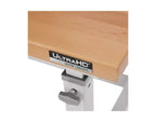 Table d'établi robuste UltraHD de Seville Classics avec plateau en bois, 48 po L x 24 po P x 28 à 42 po H