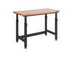 Table d'établi robuste UltraHD de Seville Classics avec plateau en bois, 48 po L x 24 po P x 28 à 42 po H