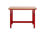 Table d'établi robuste UltraHD de Seville Classics avec plateau en bois, 48 po L x 24 po P x 28 à 42 po H