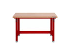 Table d'établi robuste UltraHD de Seville Classics avec plateau en bois, 48 po L x 24 po P x 28 à 42 po H