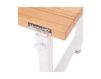 Table d'établi robuste UltraHD de Seville Classics avec plateau en bois, 48 po L x 24 po P x 28 à 42 po H