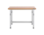 Table d'établi robuste UltraHD de Seville Classics avec plateau en bois, 48 po L x 24 po P x 28 à 42 po H