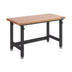 Table d'établi robuste UltraHD de Seville Classics avec plateau en bois, 48 po L x 24 po P x 28 à 42 po H