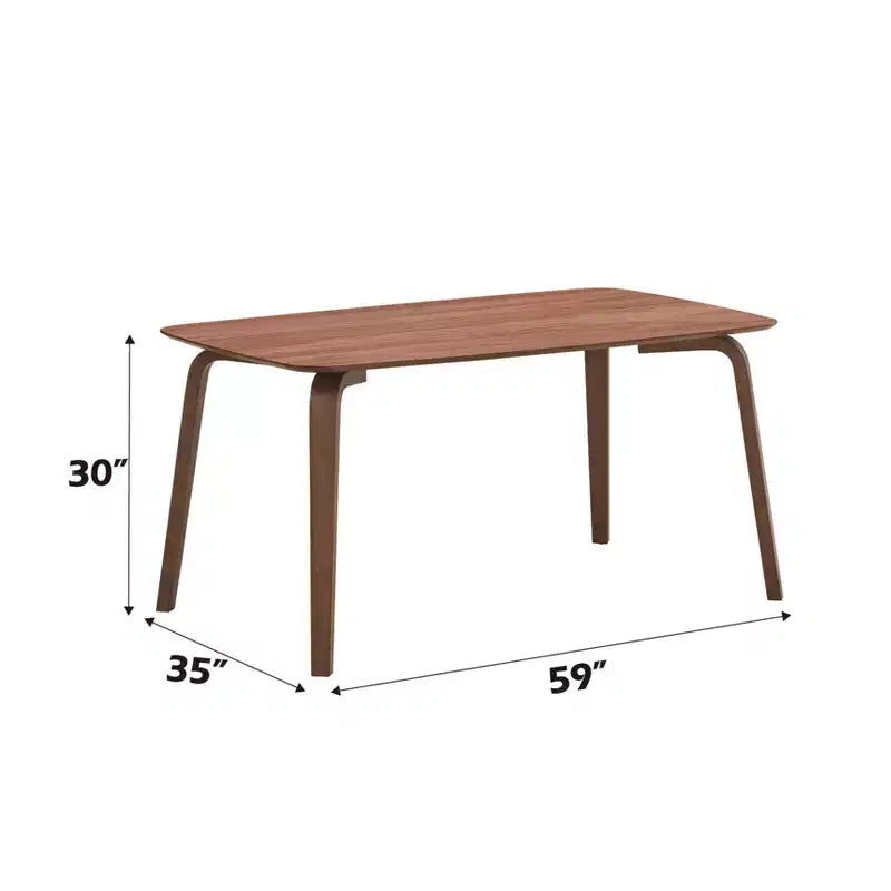 Table à manger moderne en bois 59 Afra GDFStudio