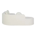 Christopher Knight Home Patrick 122 Canapé d'angle moderne très grand en chenille avec oreillers