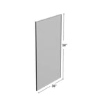 Miroir mural rectangulaire argenté en alliage d'aluminium à bords fins, 150x90x2cm (sans support)