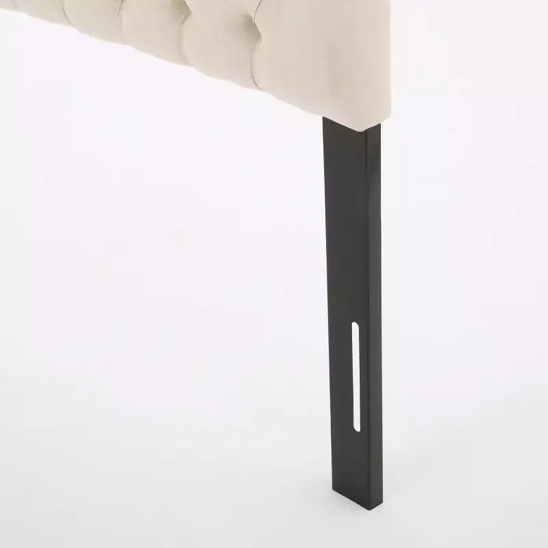 Tête de lit capitonnée réglable pour grand lit GDFStudio Brunet Contemporary