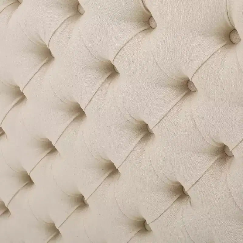 Tête de lit capitonnée réglable pour grand lit GDFStudio Brunet Contemporary